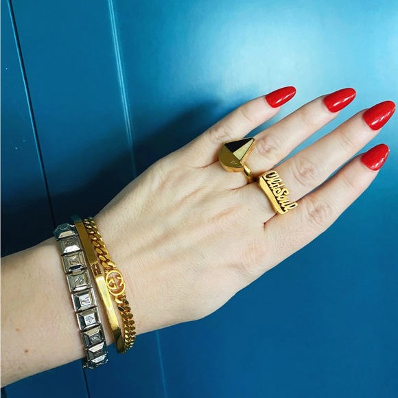 Authentic LOUIS VUITTON Berg Float Your Boat 2-piece set ring metal - Picture 3 of 13